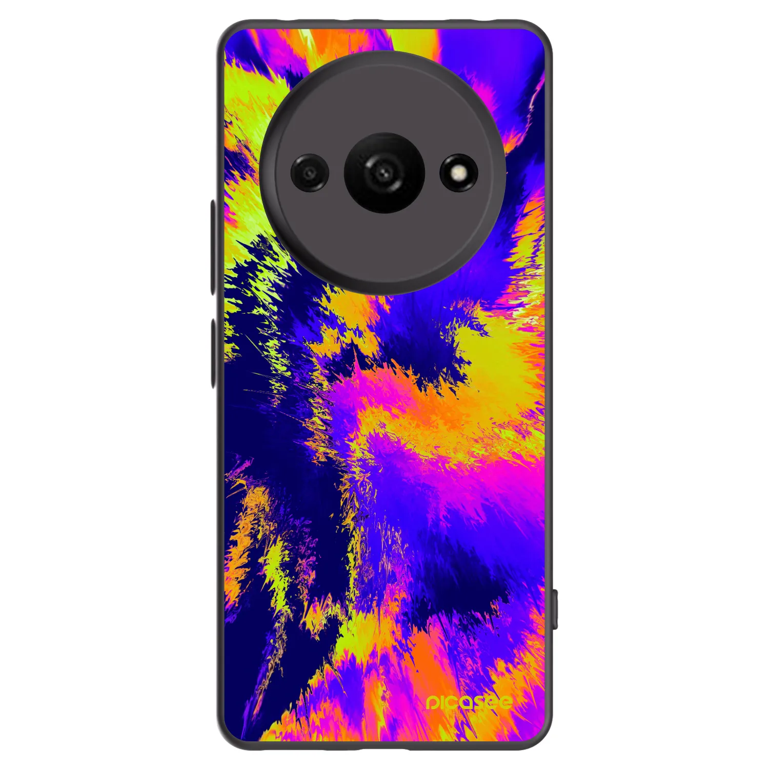 Picasee silikonowe czarne etui na Xiaomi Redmi A3 - Burn