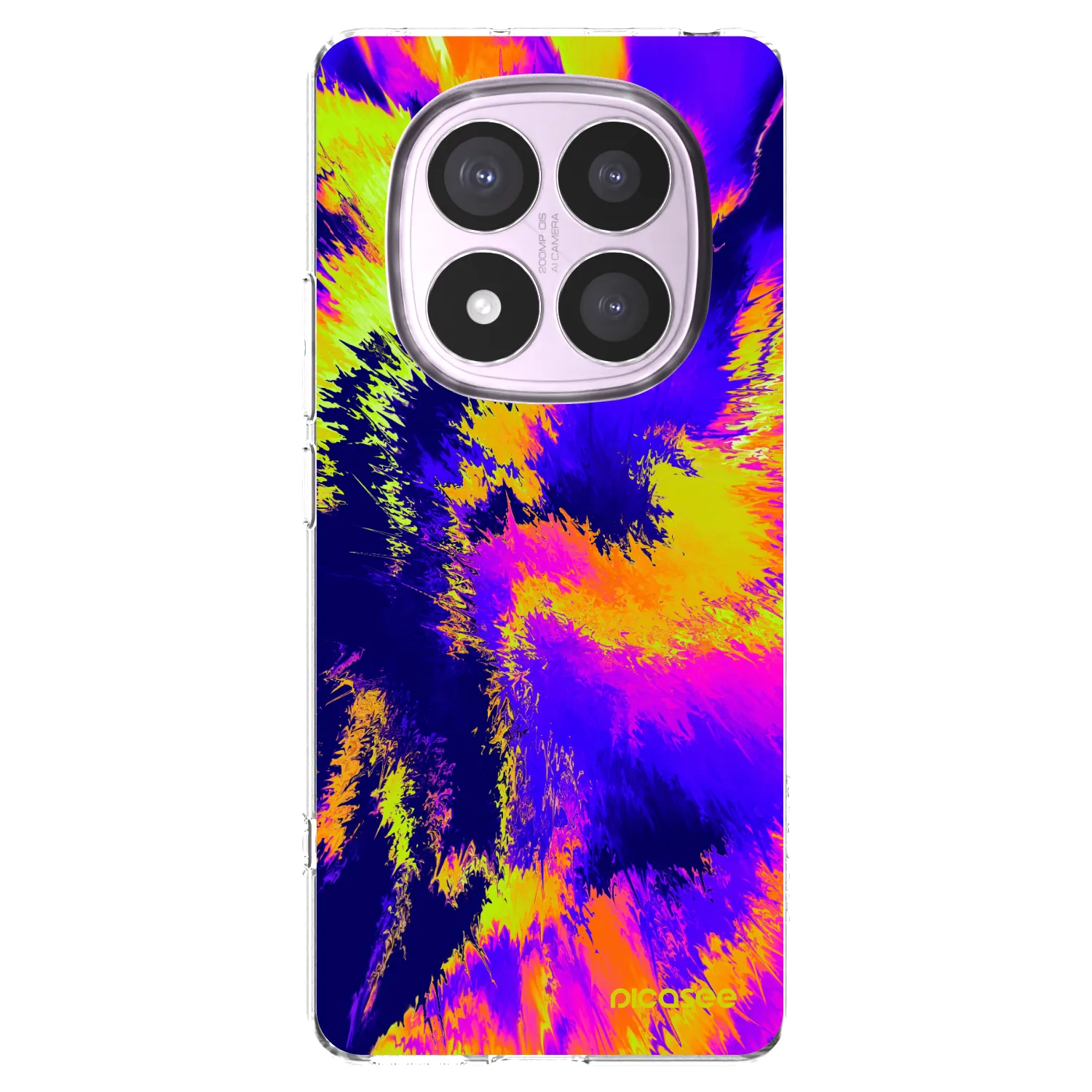 Picasee silikonowe przeźroczyste etui na Xiaomi Redmi Note 14 Pro 5G - Burn