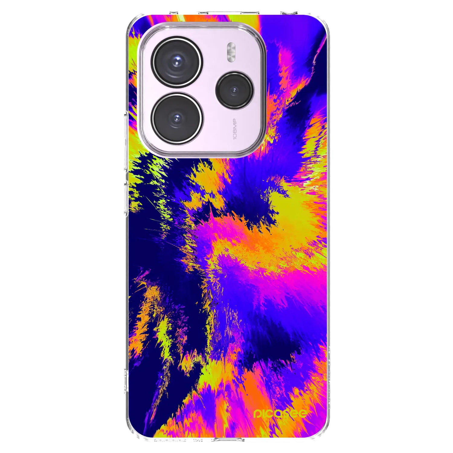 Picasee silikonowe przeźroczyste etui na Xiaomi Redmi Note 14 5G - Burn