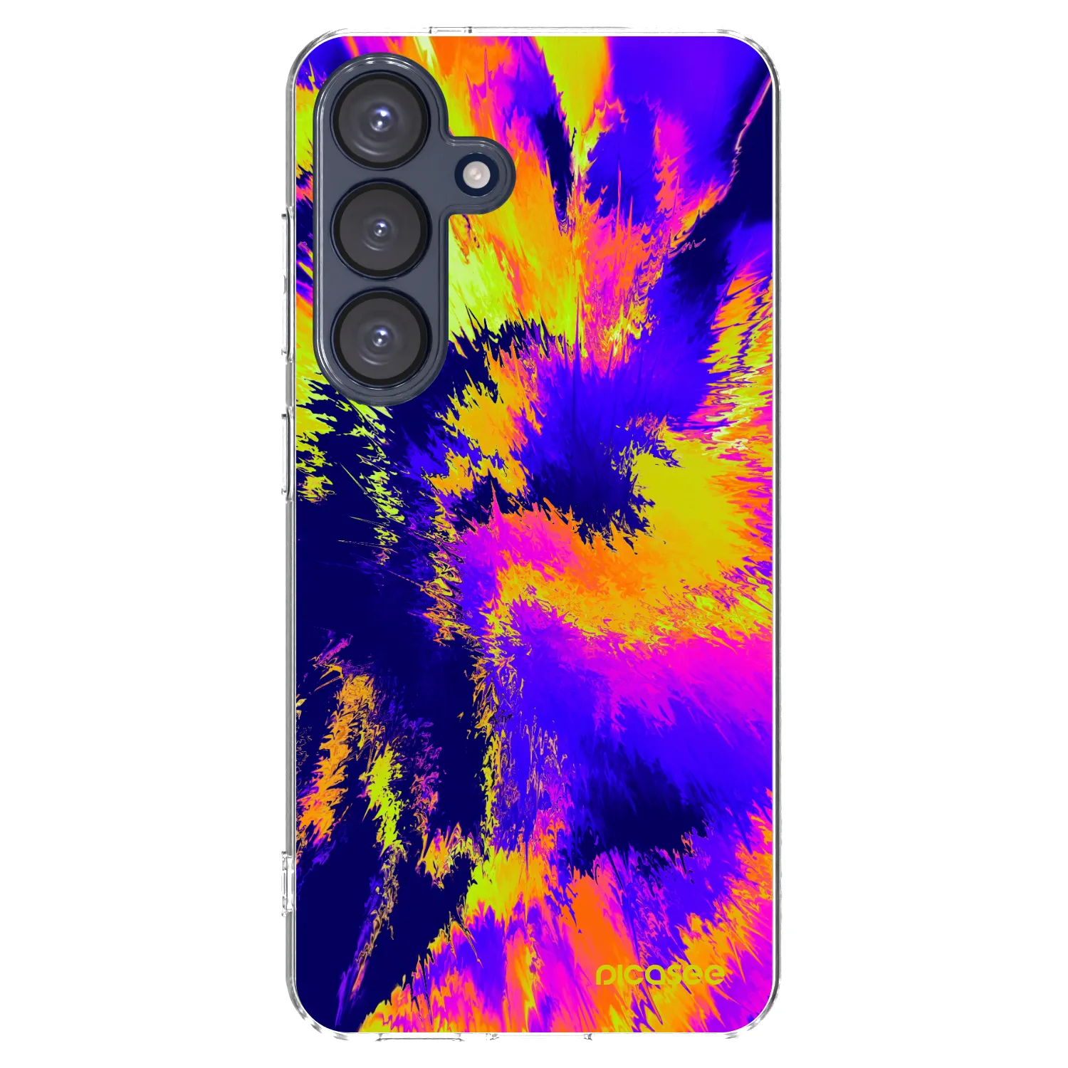 Picasee silikonowe przeźroczyste etui na Samsung Galaxy S25 5G - Burn
