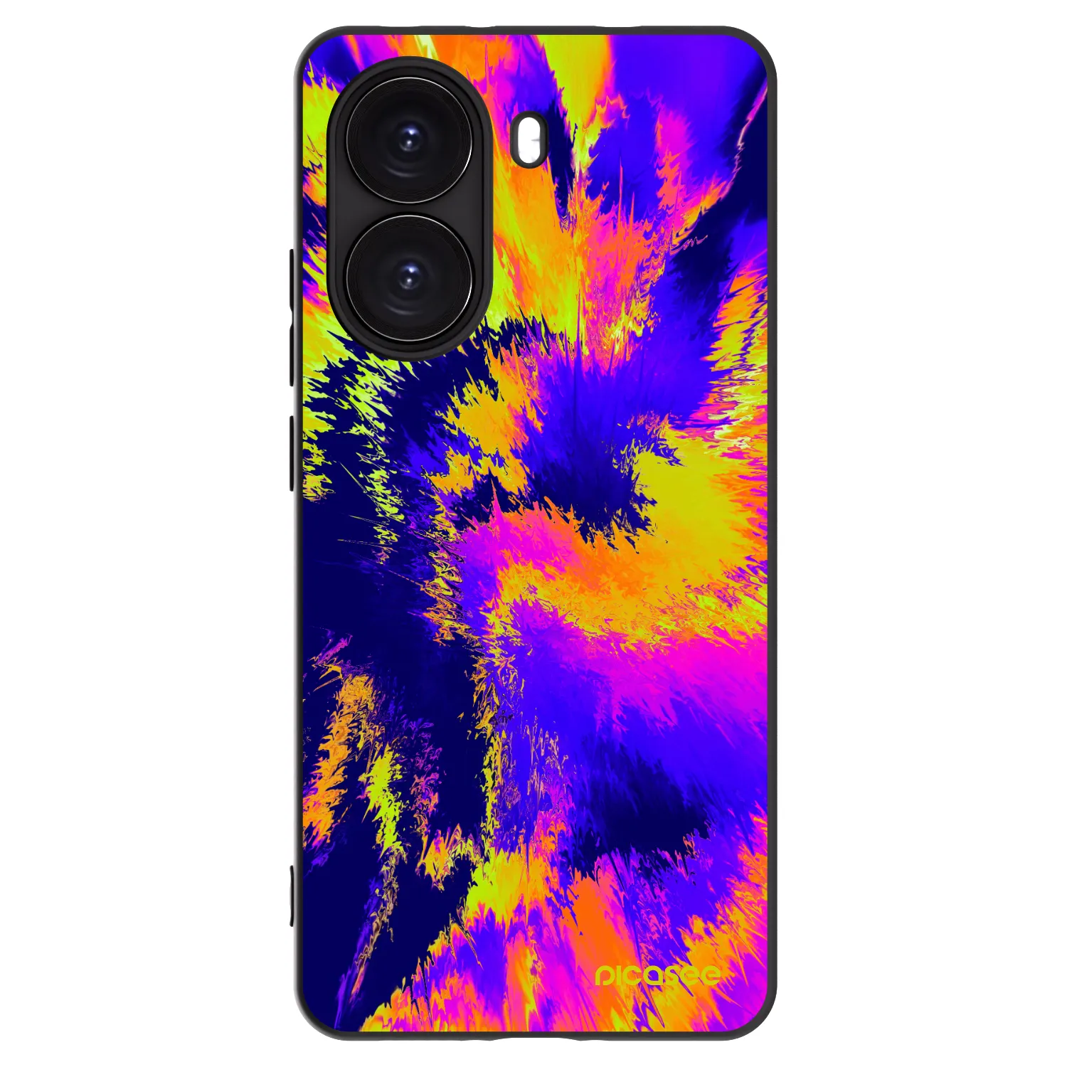 Picasee silikonowe czarne etui na Xiaomi Poco X7 Pro 5G - Burn