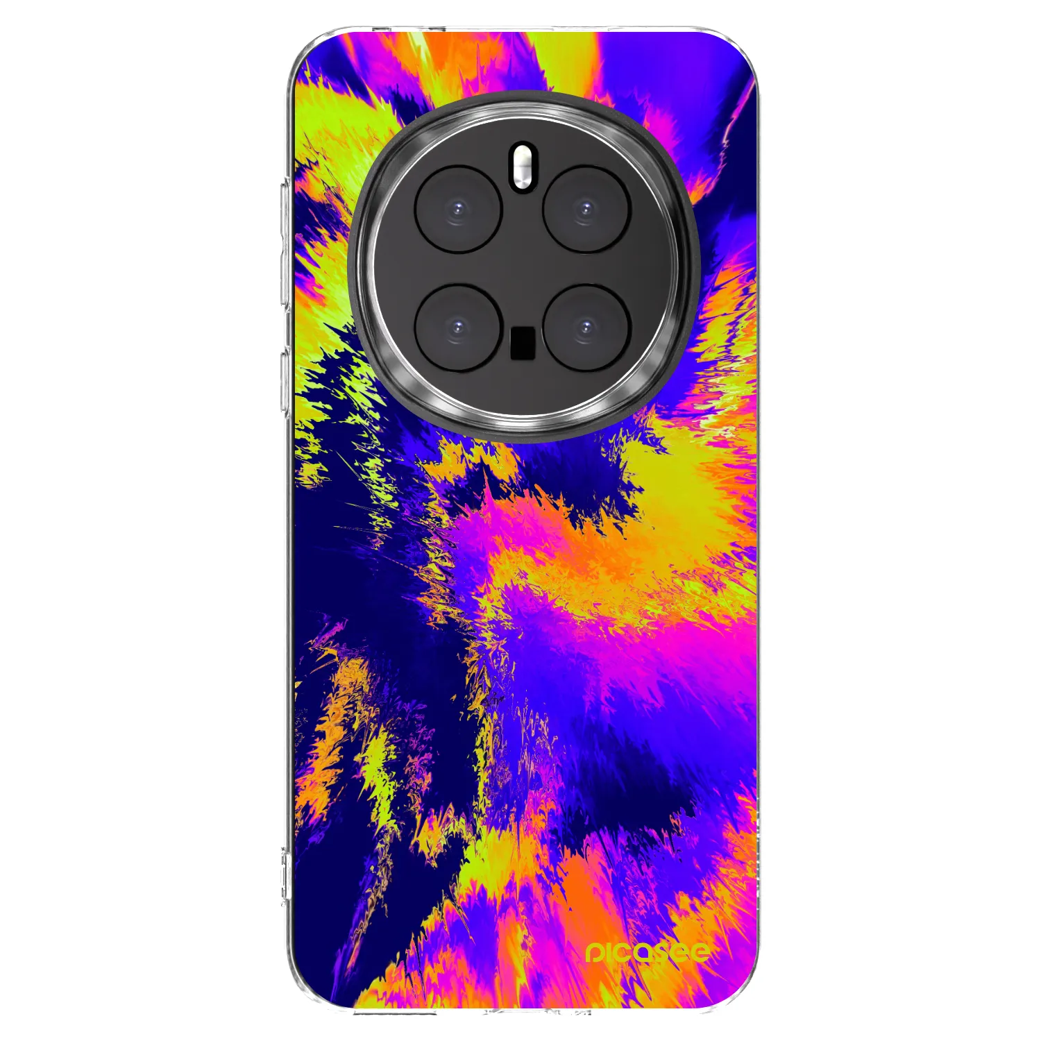Picasee silikonowe przeźroczyste etui na Honor Magic7 Pro 5G - Burn