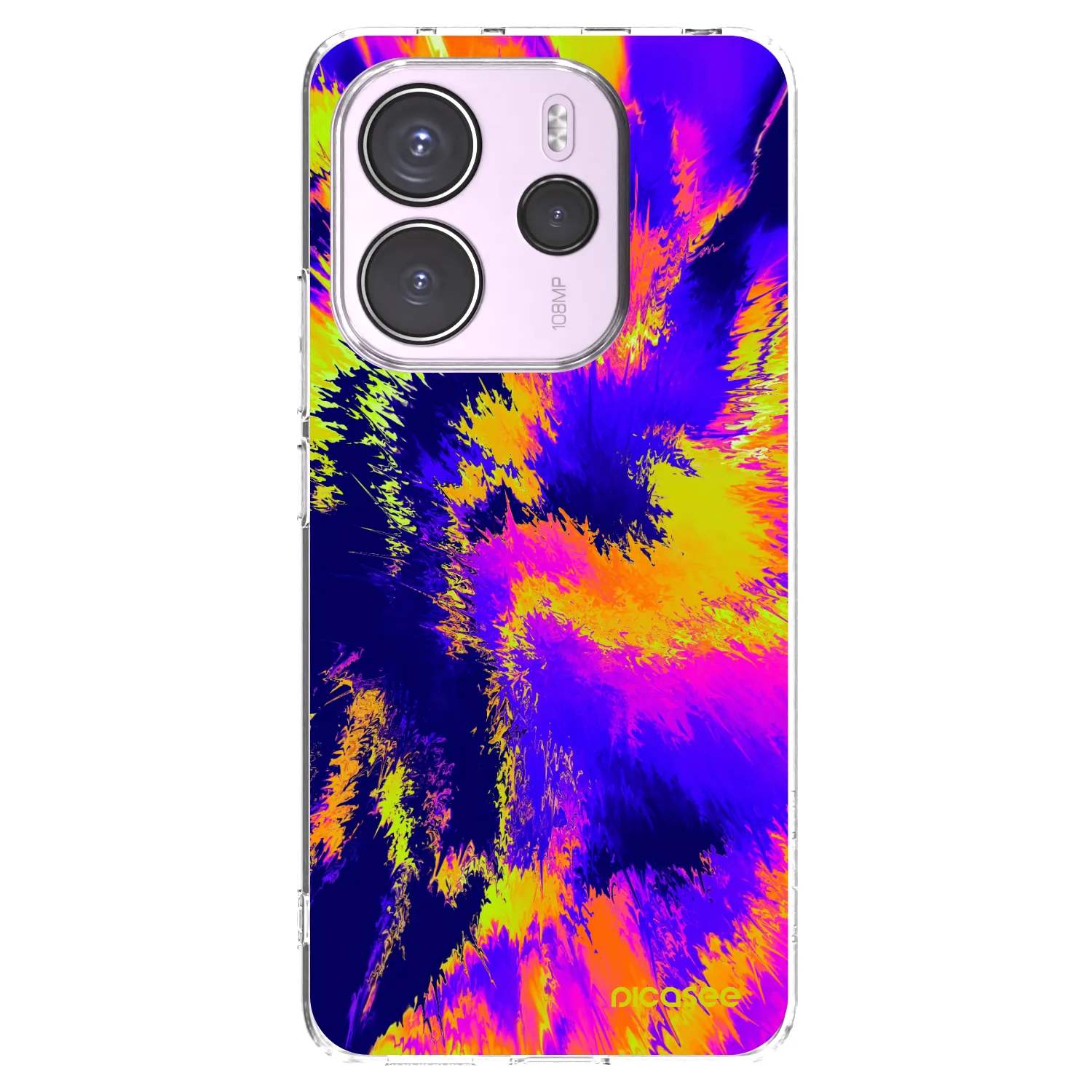 Picasee silikonowe przeźroczyste etui na Xiaomi Redmi Note 14 4G - Burn