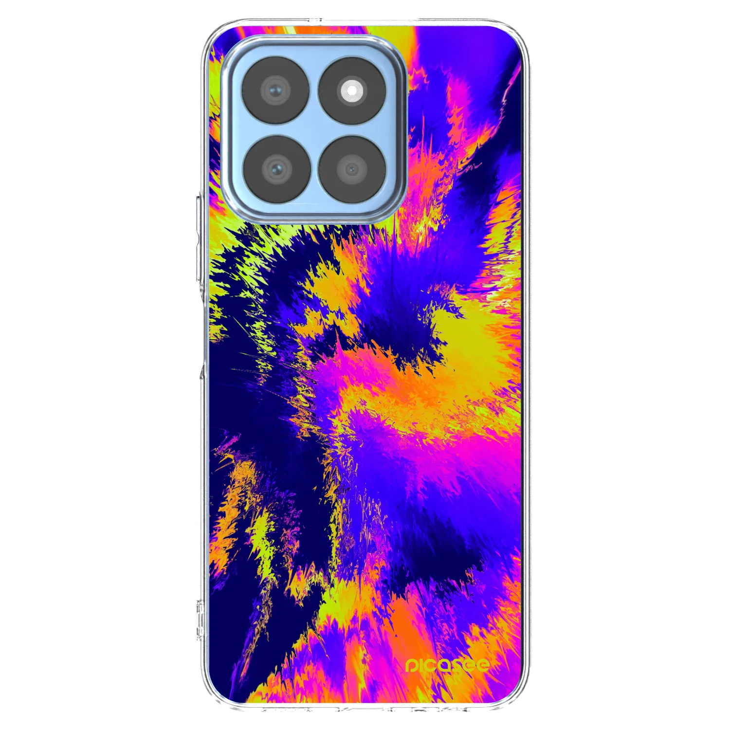 Picasee silikonowe przeźroczyste etui na Honor X8c - Burn