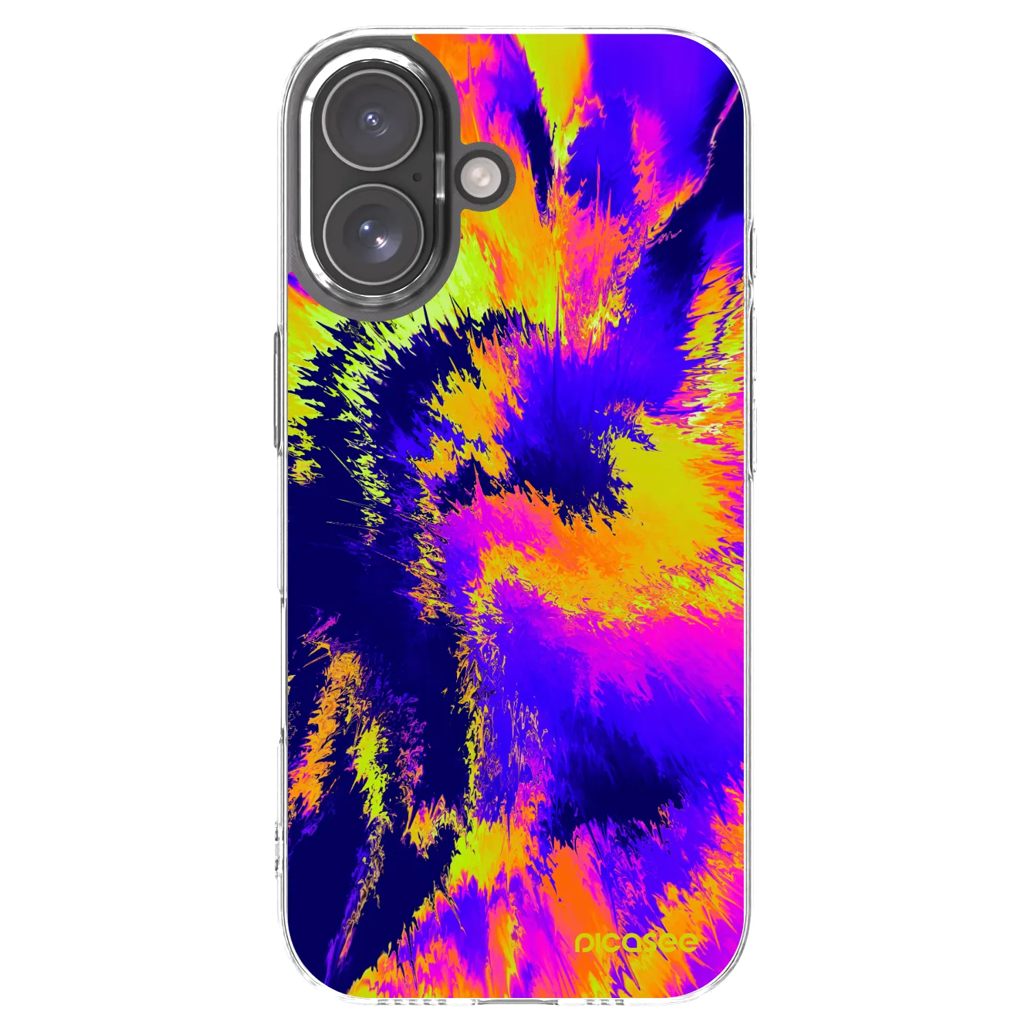 Picasee silikonowe przeźroczyste etui na Apple iPhone 17 - Burn
