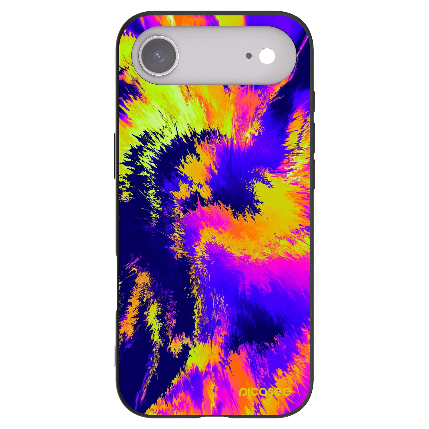 Picasee silikonowe czarne etui na Apple iPhone Air - Burn