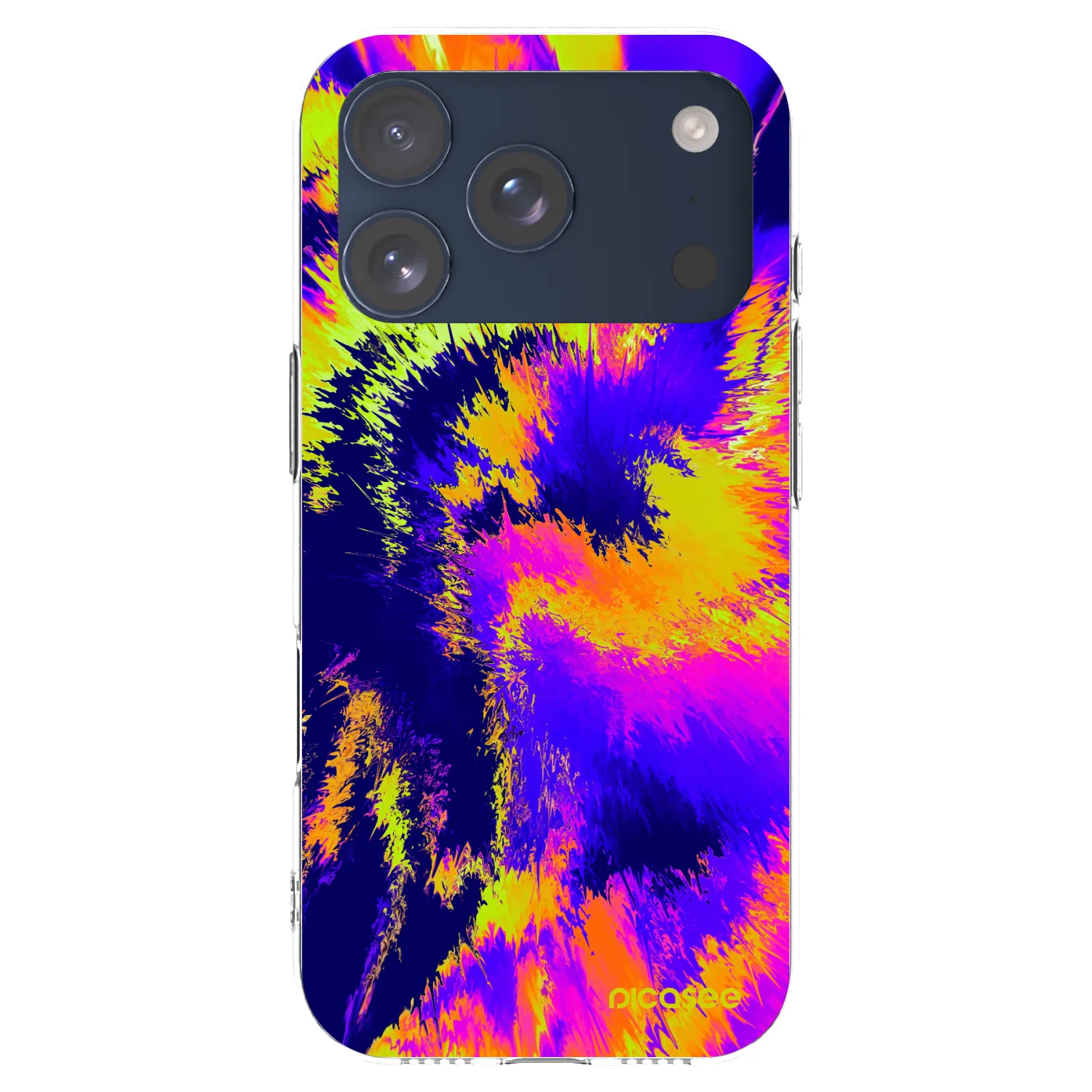 Picasee silikonowe przeźroczyste etui na Apple iPhone 17 Pro - Burn