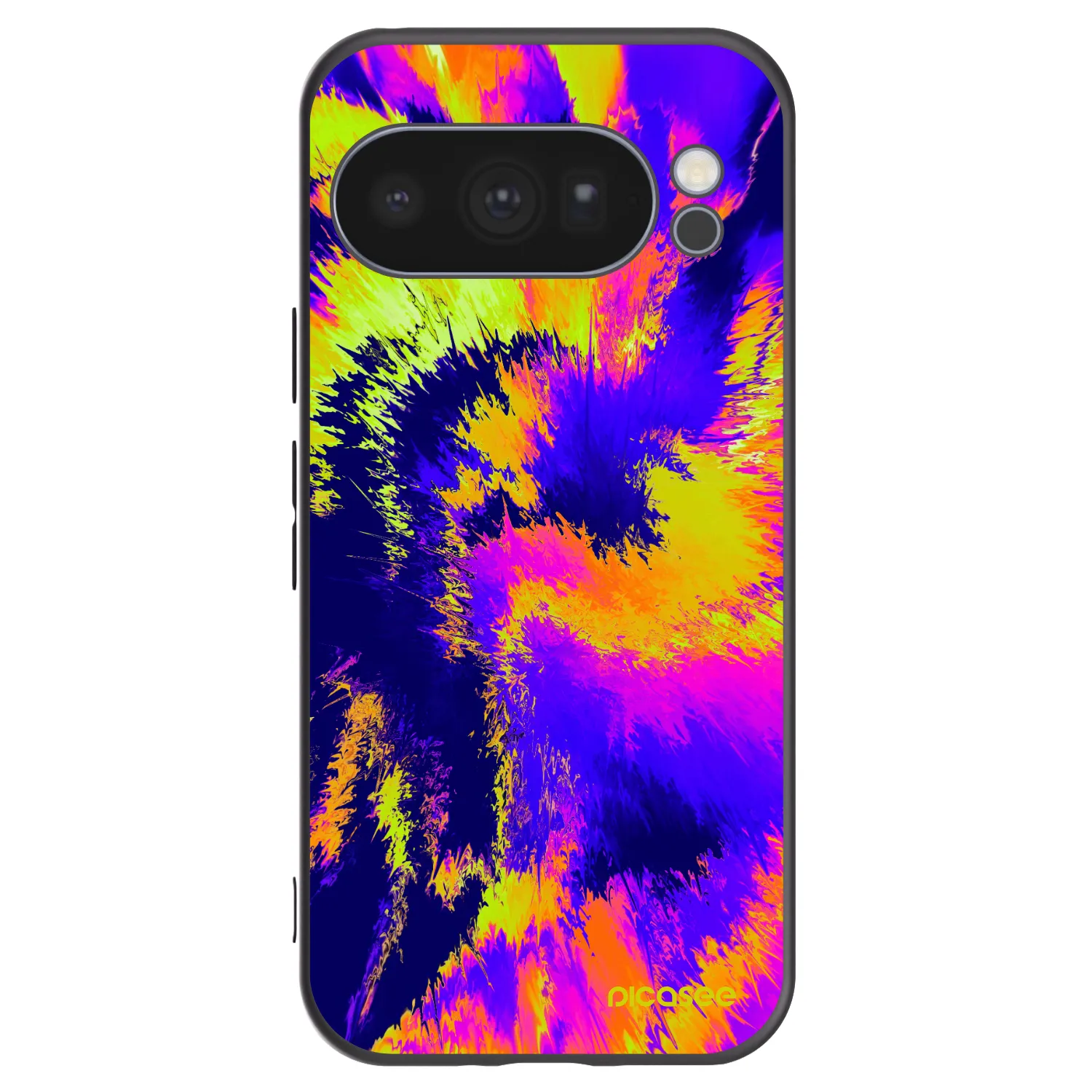 Picasee silikonowe czarne etui na Google Pixel 10 Pro - Burn