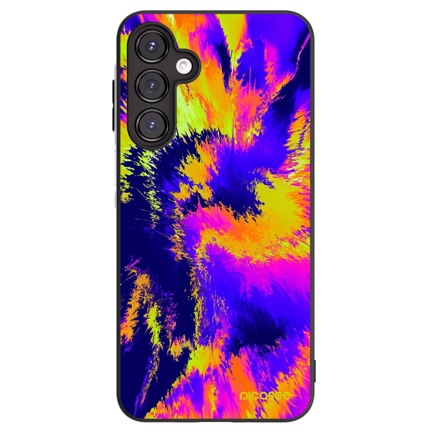 Picasee silikonowe czarne etui na Samsung Galaxy A16 4G - Burn