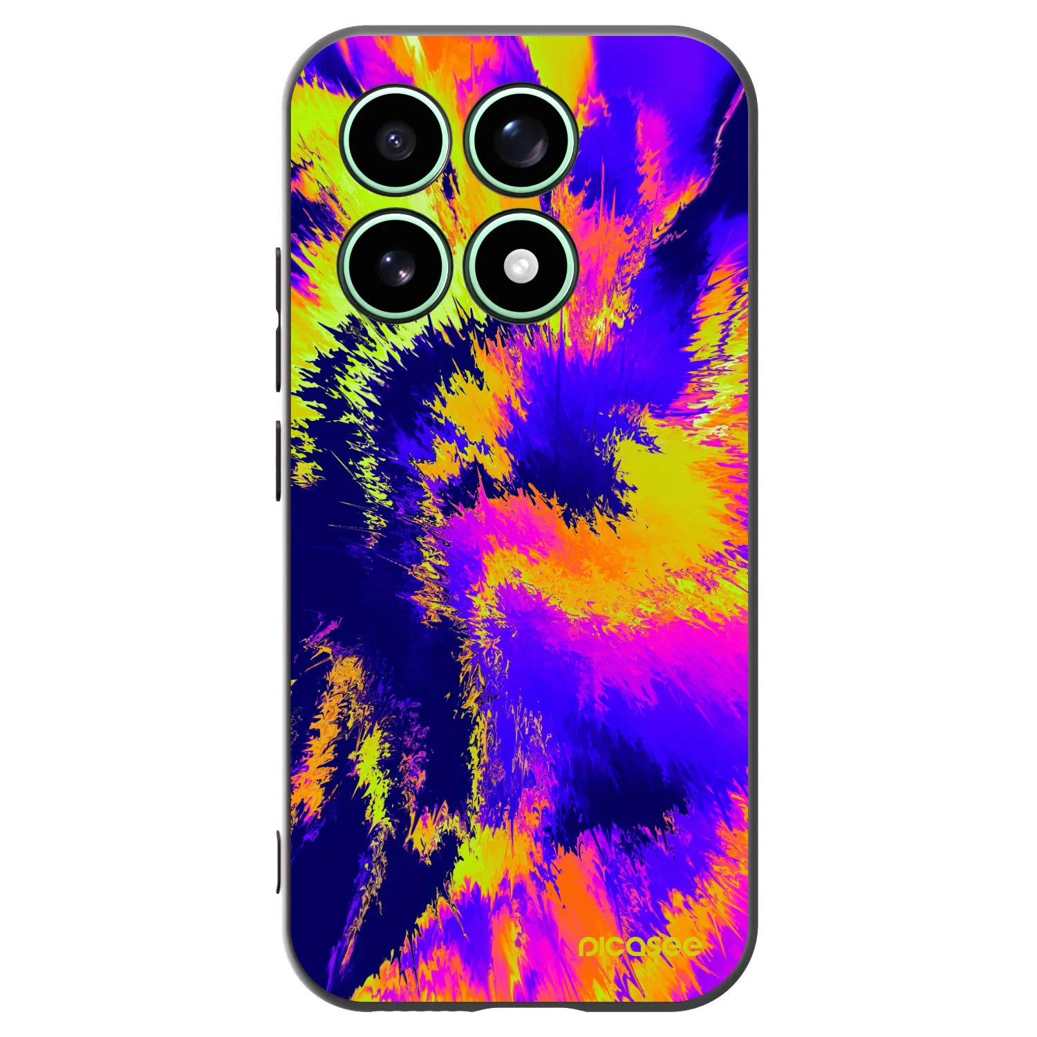 Picasee silikonowe czarne etui na Xiaomi 17 - Burn
