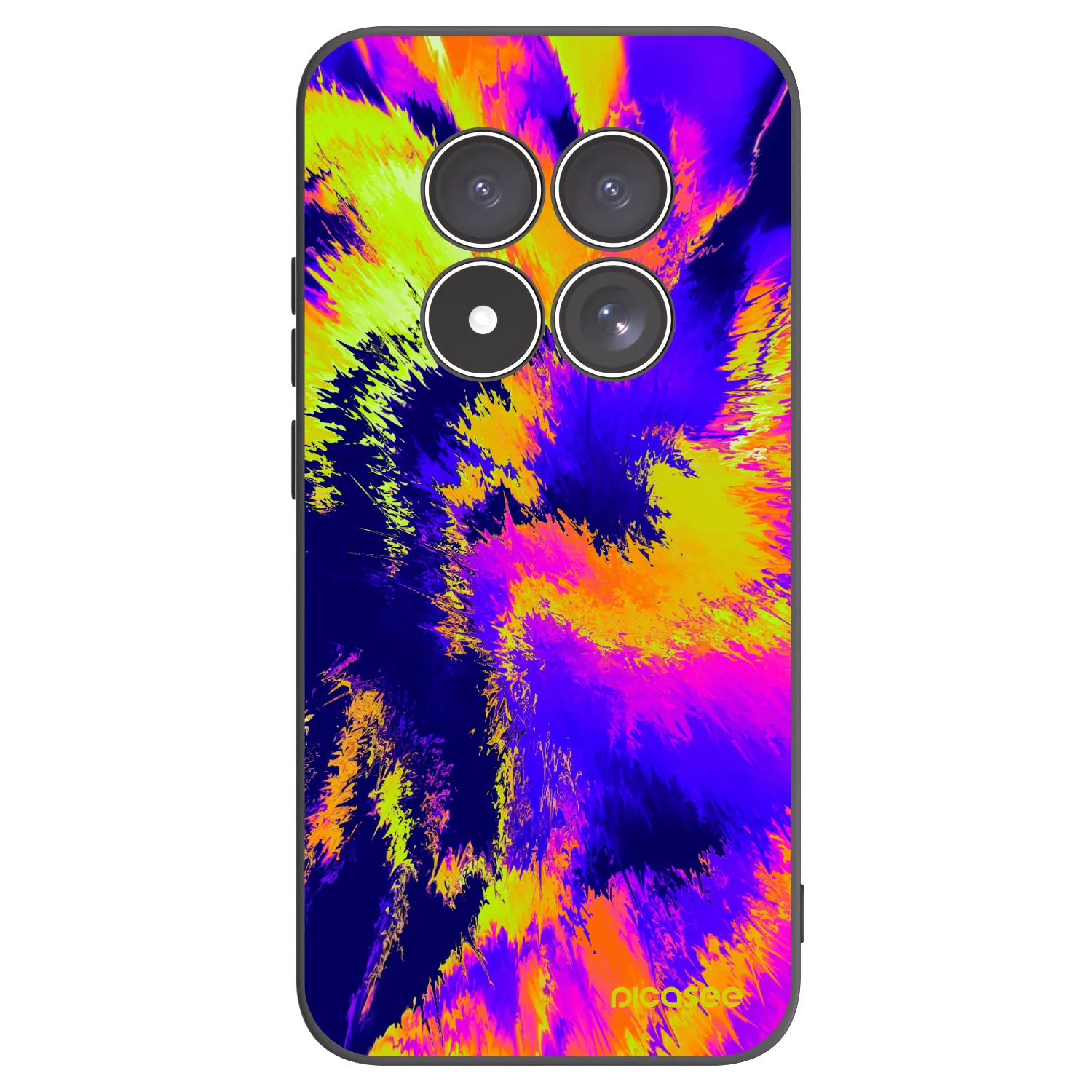Picasee silikonowe czarne etui na Xiaomi Redmi Note 15 Pro 5G - Burn