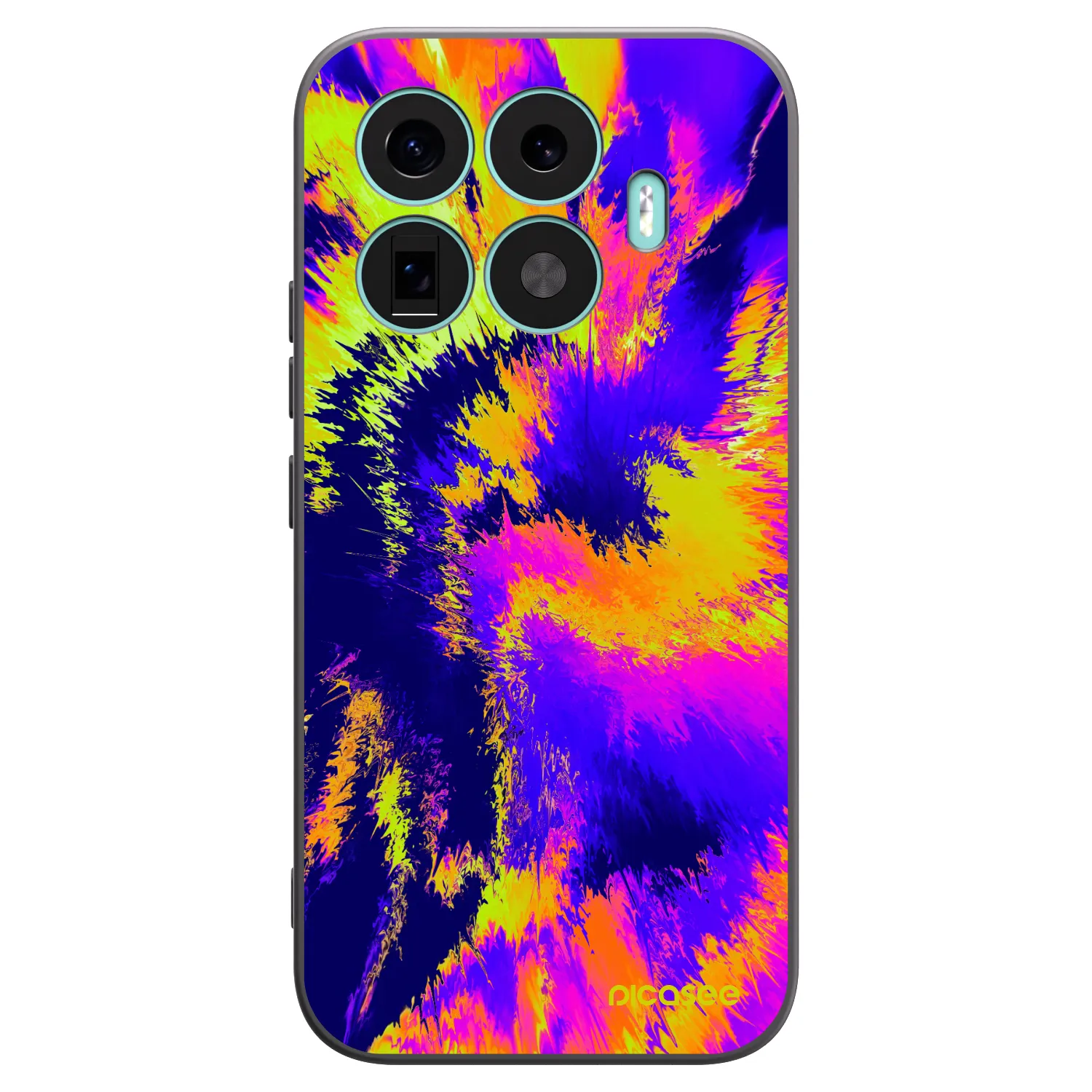 Picasee silikonowe czarne etui na Xiaomi 17T - Burn
