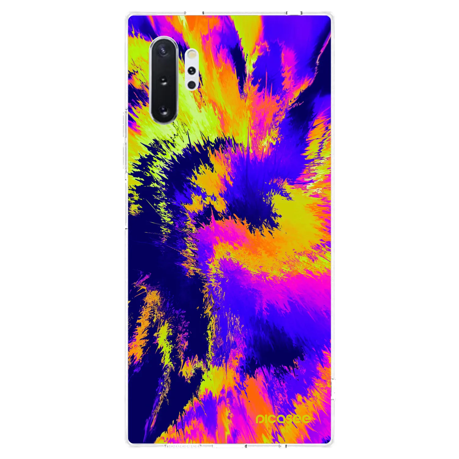 Picasee silikonowe przeźroczyste etui na Samsung Galaxy Note 10+ N975F - Burn