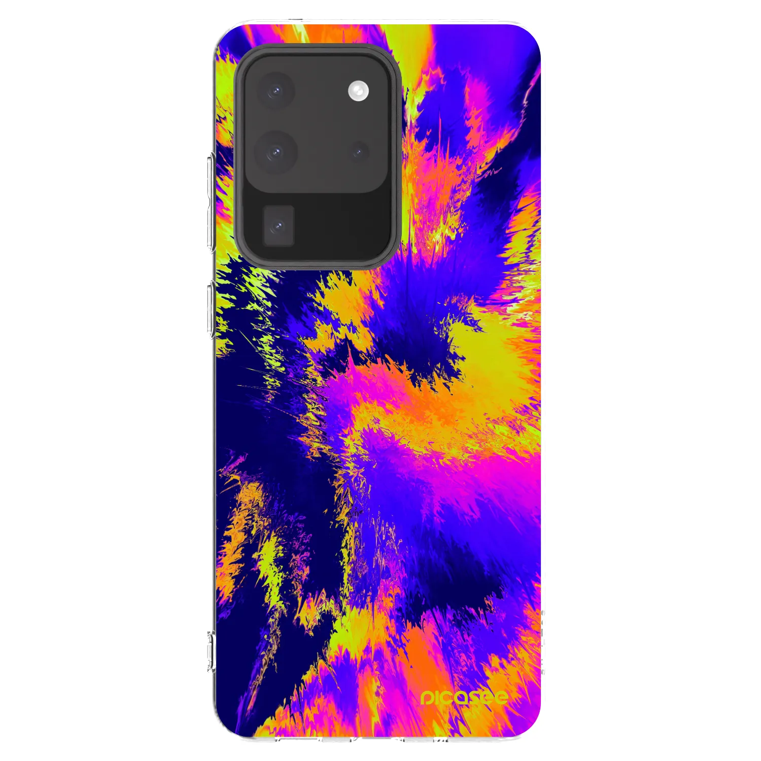 Picasee silikonowe przeźroczyste etui na Samsung Galaxy S20 Ultra 5G G988F - Burn