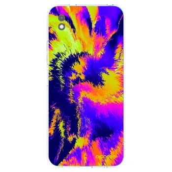 Picasee silikonowe czarne etui na Xiaomi Redmi 9A - Burn