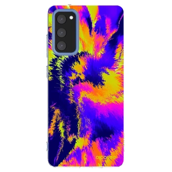 Picasee silikonowe przeźroczyste etui na Samsung Galaxy S20 FE - Burn