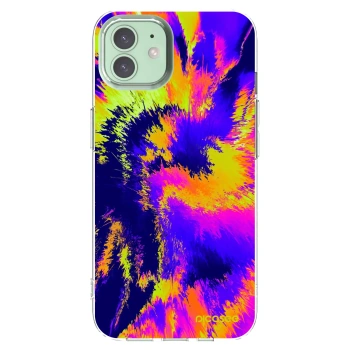 Picasee silikonowe przeźroczyste etui na Apple iPhone 12 - Burn