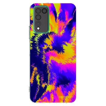 Picasee silikonowe przeźroczyste etui na Honor 10X Lite - Burn