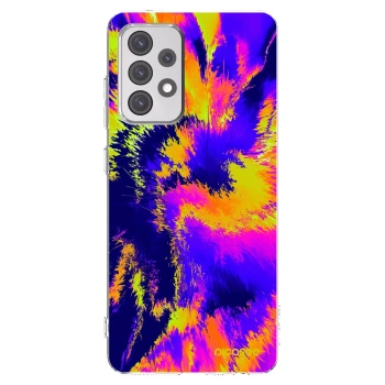Picasee silikonowe przeźroczyste etui na Samsung Galaxy A52 5G A525F - Burn