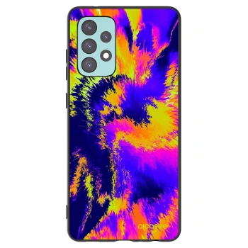Picasee silikonowe czarne etui na Samsung Galaxy A72 A725F - Burn