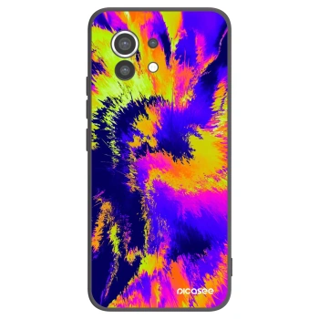 Picasee silikonowe czarne etui na Xiaomi Mi 11 - Burn