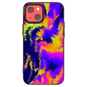 Picasee silikonowe czarne etui na Apple iPhone 13 mini - Burn
