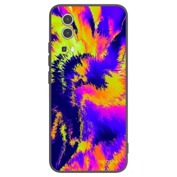 Picasee silikonowe czarne etui na Vivo Y72 5G - Burn