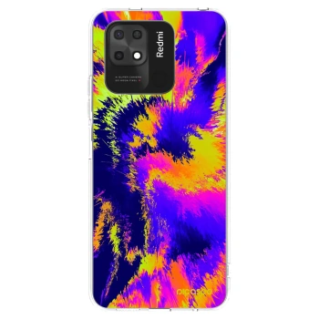 Picasee silikonowe przeźroczyste etui na Xiaomi Redmi 10C - Burn