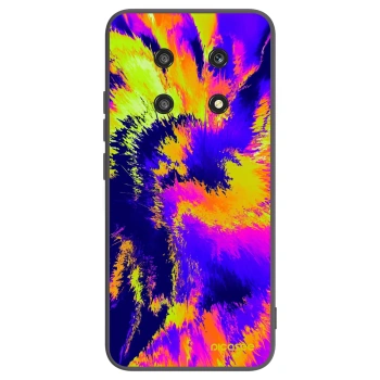 Picasee silikonowe czarne etui na Honor Magic4 Lite 5G - Burn