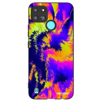 Picasee silikonowe czarne etui na Realme C21Y - Burn