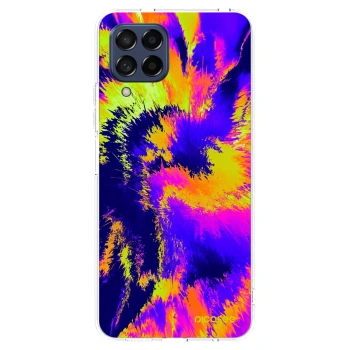 Picasee silikonowe przeźroczyste etui na Samsung Galaxy M53 5G - Burn
