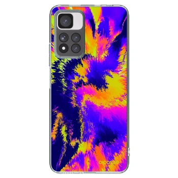 Picasee silikonowe przeźroczyste etui na Xiaomi Redmi Note 11 Pro+ 5G - Burn
