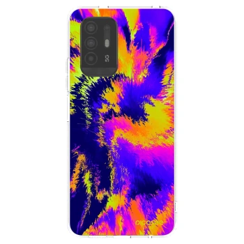 Picasee silikonowe przeźroczyste etui na OPPO A94 5G - Burn