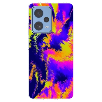 Picasee silikonowe przeźroczyste etui na Xiaomi Redmi Note 12 Pro 5G - Burn