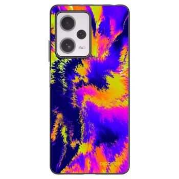 Picasee silikonowe czarne etui na Xiaomi Redmi Note 12 Pro+ 5G - Burn