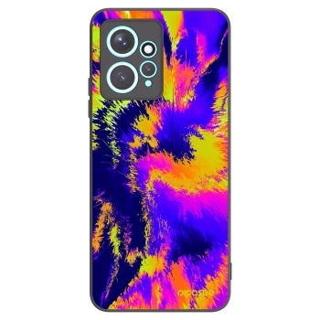 Picasee silikonowe czarne etui na Xiaomi Redmi Note 12 4G - Burn