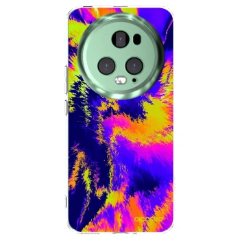 Picasee silikonowe przeźroczyste etui na Honor Magic5 Pro - Burn