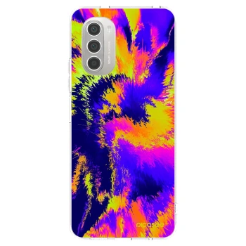 Picasee silikonowe przeźroczyste etui na Motorola Moto G51 - Burn