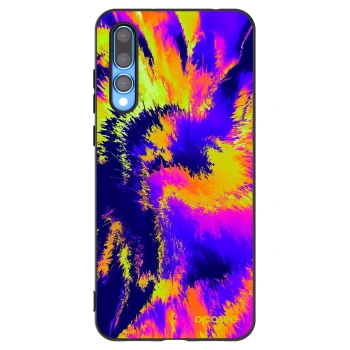Picasee silikonowe czarne etui na Huawei P20 Pro - Burn