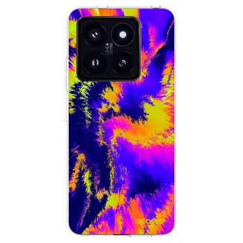 Picasee silikonowe przeźroczyste etui na Xiaomi 14 Pro - Burn
