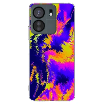 Picasee silikonowe przeźroczyste etui na Xiaomi Redmi 13C 4G - Burn