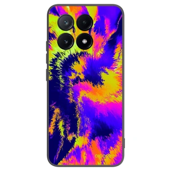 Picasee silikonowe czarne etui na Xiaomi Poco X6 Pro - Burn