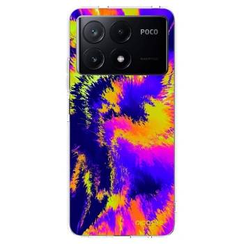 Picasee silikonowe przeźroczyste etui na Xiaomi Poco X6 Pro - Burn