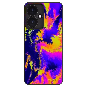 Picasee silikonowe czarne etui na Xiaomi Redmi 13C 5G - Burn