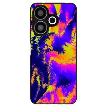 Picasee silikonowe czarne etui na Xiaomi Redmi 13 4G - Burn