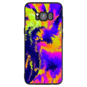 Picasee silikonowe czarne etui na Samsung Galaxy S8 G950F - Burn