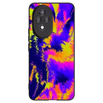 Picasee silikonowe czarne etui na Honor 200 Pro 5G - Burn