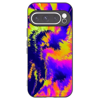 Picasee silikonowe czarne etui na Google Pixel 9 Pro - Burn