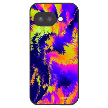 Picasee silikonowe czarne etui na Google Pixel 9a - Burn