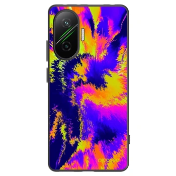 Picasee silikonowe czarne etui na Xiaomi Poco F7 Pro 5G - Burn